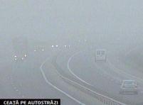 Trafic rutier îngreunat pe Autostrada Soarelui, din cauţa ceţii