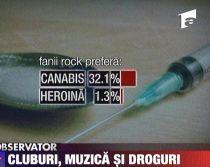 Studiu în România: Rockerii şi maneliştii preferă cannabisul, houserii cocaina (VIDEO)