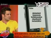 Explicaţia SMS-urilor dintre Monica şi fostul ei şofer. Ricky riscă să fie concediat de Botezatu (VIDEO)