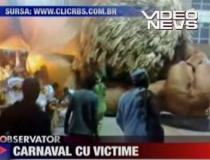 Carnaval cu victime la Rio: O dansatoare de samba, cât pe ce să fie strivită de carul alegoric (VIDEO)