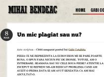 Mihai Bendeac despre melodia care ne va reprezenta la Eurovision: ?Un mic plagiat?? (VIDEO)