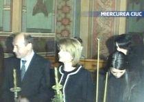 Traian Băsescu a participat la slujba de Înviere, în Miercurea Ciuc. Elena Udrea, la Sinaia