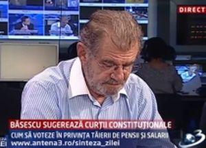 Sinteza Zilei: Băsescu sugerează Curţii Constituţionale cum să voteze în privinţa tăierii de pensii şi salarii