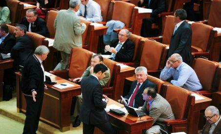 Sindicalist ProLex surprins filmându-i pe cei care-l huiduiau pe Boc în plen. PSD acuză statul poliţienesc