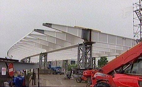 A început cea mai spectaculoasă parte din construcţia pasajului Basarab (VIDEO)