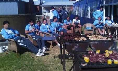 Vezi cum se pregăteşte Uruguay pentru meciul cu Ghana 