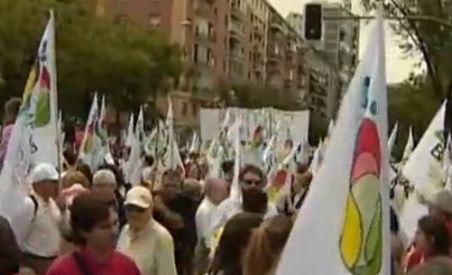 Prostest pe străzile Madridului faţă de noua lege a avorturilor