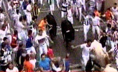Spania. Cursele cu tauri din Pamplona au făcut patru victime în a patra zi de festival (VIDEO)