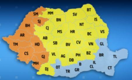Avertizările de inundaţii, prelungite pe râurile din vestul şi centrul României