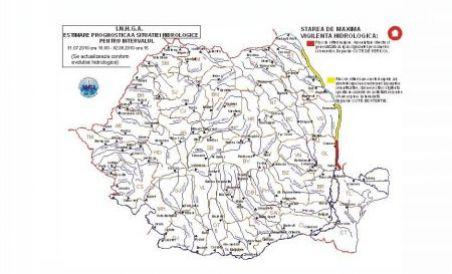 Hidrologii au prelungit Codul Roşu de inundaţii pe Prut