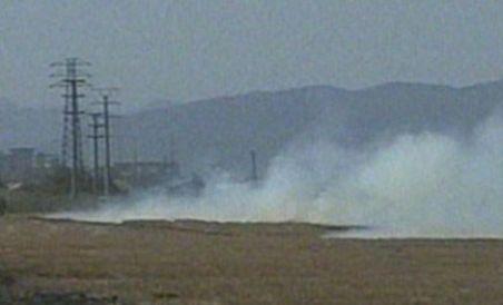 Incendii de vegetaţie în Olt, din cauza caniculei (VIDEO)