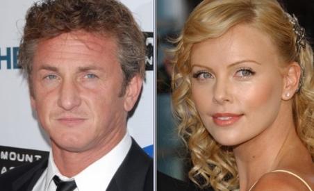Nou cuplu la Hollywood? Charlize Theron şi Sean Penn, fotografiaţi într-un restaurant
