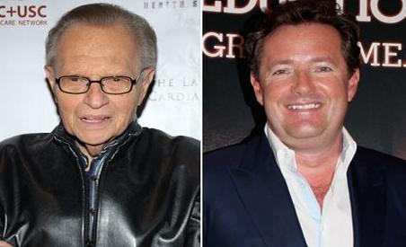 Piers Morgan îl înlocuieşte pe Larry King din ianuarie