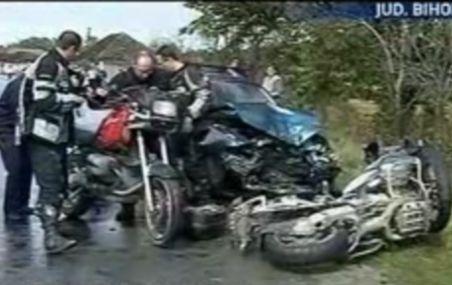Bihor. Un şofer băut a băgat în spital trei motociclişti străini (VIDEO)