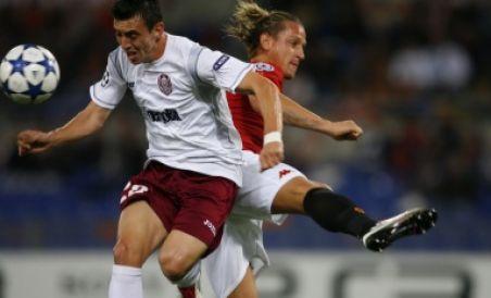AS Roma şi-a luat revanşa: 2-1 cu CFR Cluj. Rada a marcat în poarta lui Lobonţ