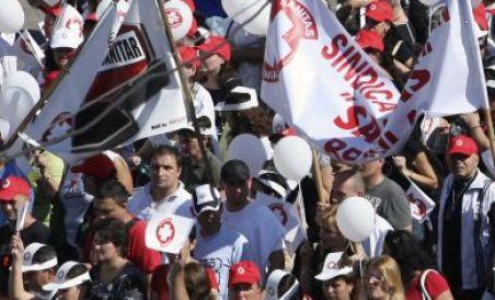 Sindicaliştii anunţă un amplu protest în perioada 25-30 octombrie