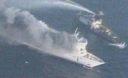Explozie la bordul unui feribot german cu 204 pasageri. 22 de persoane au fost rănite (VIDEO)