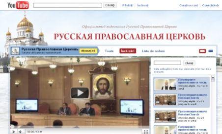 Biserica Ortodoxă rusă şi-a lansat oficial un canal pe YouTube