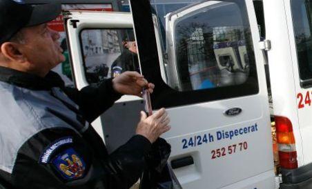 Dubă care transporta deţinuţi, implicată într-un accident în centrul Capitalei 
