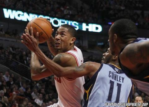 Chicago Bulls învinge pe Memphis şi îşi consolidează primul loc în Conferinţa de Est