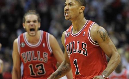 Playoff NBA: Derrick Rose înscrie 44 de puncte şi Chicago învinge în Atlanta