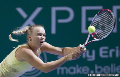 Caroline Wozniacki a fost eliminată de la Turneul Campioanelor
