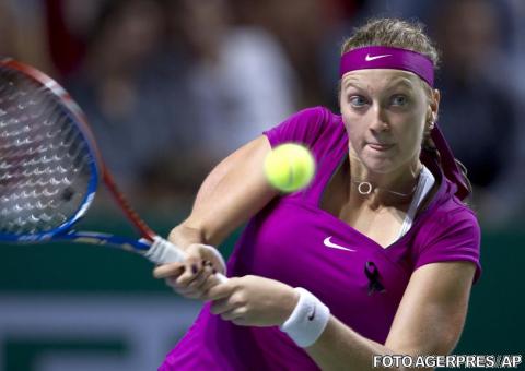 Petra Kvitova şi Victoria Azarenka se vor întâlni în finala Turneului Campioanelor