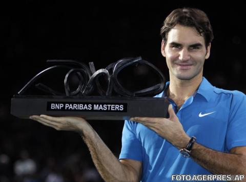Roger Federer s-a impus pentru prima oară în carieră la Mastersul de la Paris