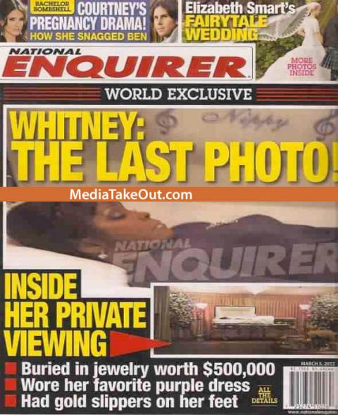 Whitney Houston, fotografiată MOARTĂ în sicriu. "Jurnaliştii" au descris şi ce purta în picioare