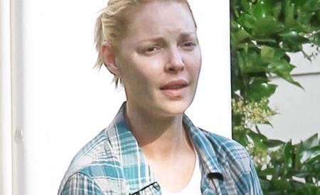 Katherine Heigl, fara fard si suparata la culme