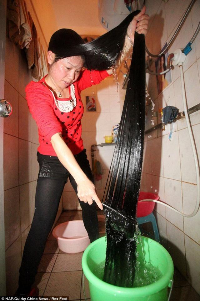 O chinezoaică nu s-a mai tuns de la 11 ani