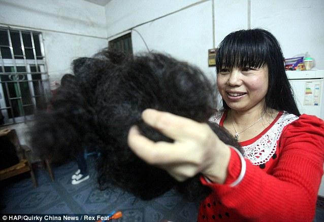 O chinezoaică nu s-a mai tuns de la 11 ani