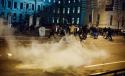 Bucureştiul, ca după război. Magazine vandalizate, semne de circulaţie smulse din pământ, staţii distruse. Pagubele sunt uriaşe 126094