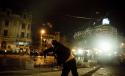 Bucureştiul, ca după război. Magazine vandalizate, semne de circulaţie smulse din pământ, staţii distruse. Pagubele sunt uriaşe 126104