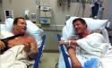 Arnold Schwarzenegger şi Sylvester Stallone, colegi de suferinţă pe patul de spital