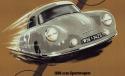 Pentru pasionaţii de maşini. Postere RETRO cu Porsche, fratele lui VW Beetle 132639