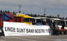 Transportatorii rutieri au renunţat la protestul anunţat pentru joi