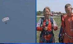 Adrenalină şi cer fără limite. Sonia Simionov, la festivalul de paraşutism