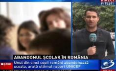 School dropout rate rising. One in five Romanian children drop out of school