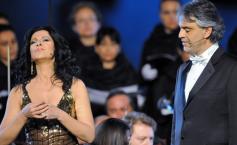 Soprana Angela Gheorghiu, pe scenă alături de Andreea Bocelli, la primul spectacol al artistului în România