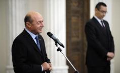 Băsescu: Referendumul pentru unicameral va avea loc cu cel puţin o săptămână înainte de cel pentru Constituţie