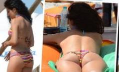 La 30 de grade, sutienul cade! Doinita Oancea a facut “topless” cu spatele la mare!