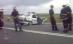 Circulaţia blocată pe Dealul Dăbăgăului, în urma unui accident în care este implicată o maşină de poliţie (VIDEO)