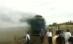 Locomotiva unui tren personal a luat foc pe traseul Dorohoi - Iaşi (VIDEO)