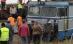 Accident feroviar la Miercurea Ciuc: Tir lovit de un tren, după ce a rămas blocat pe şine