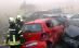 Circulaţia pe DN 7 a fost reluată după două ore. Cinci autovehicule au fost implicate într-un accident în lanţ