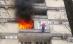 Un clujean a rămas suspendat în afara balconului din cauza incendiului din apartament