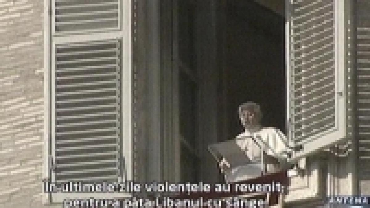 papa se roaga pentru pace in orientul mijlociu