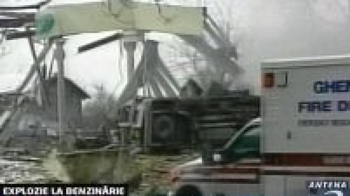 explozie devastatoare la o benzinarie din sua