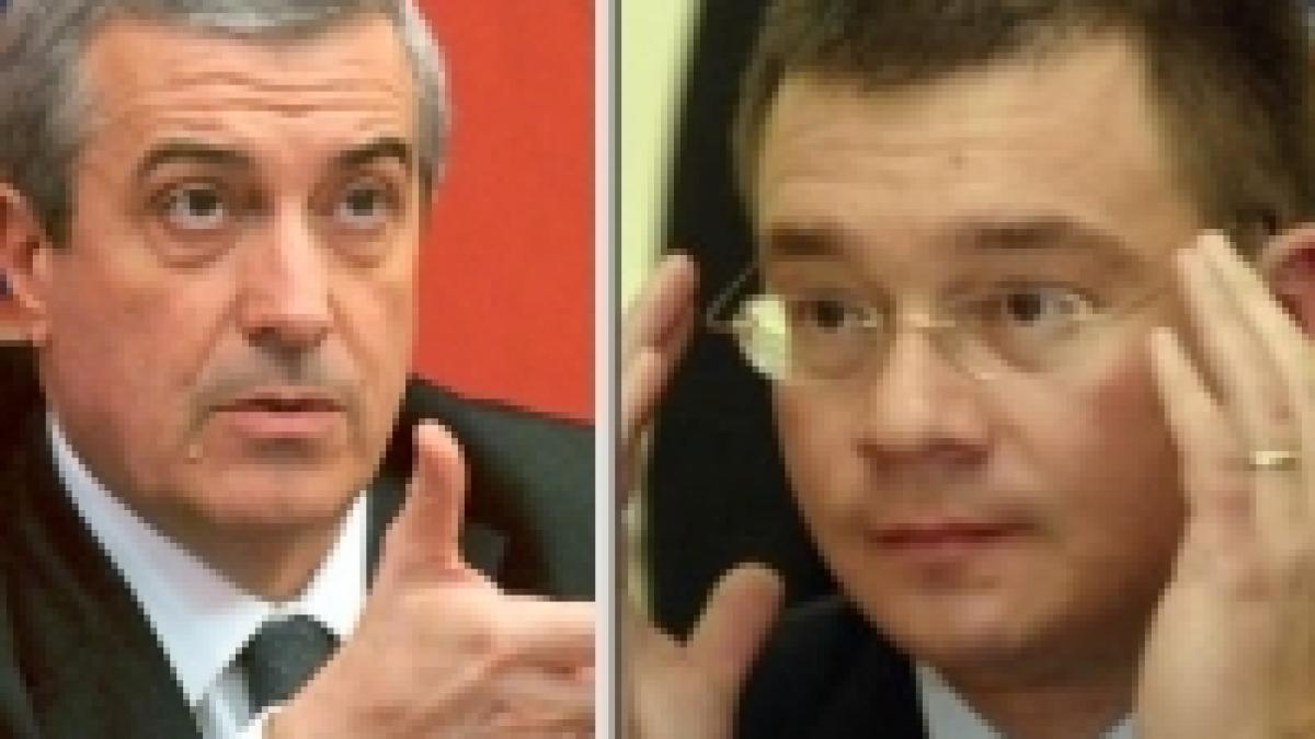 ungureanu il faulteaza pe tariceanu